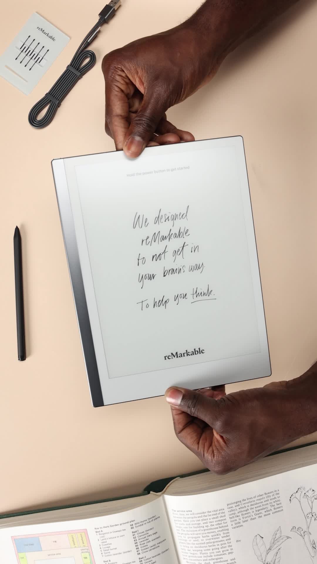 reMarkable 2 with Marker Plus | 10.3” paper tablet with black and